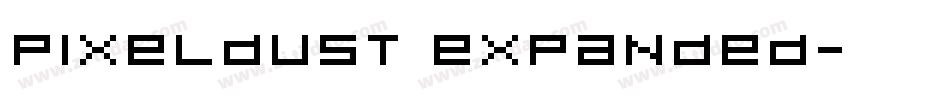 Pixeldust Expanded字体转换